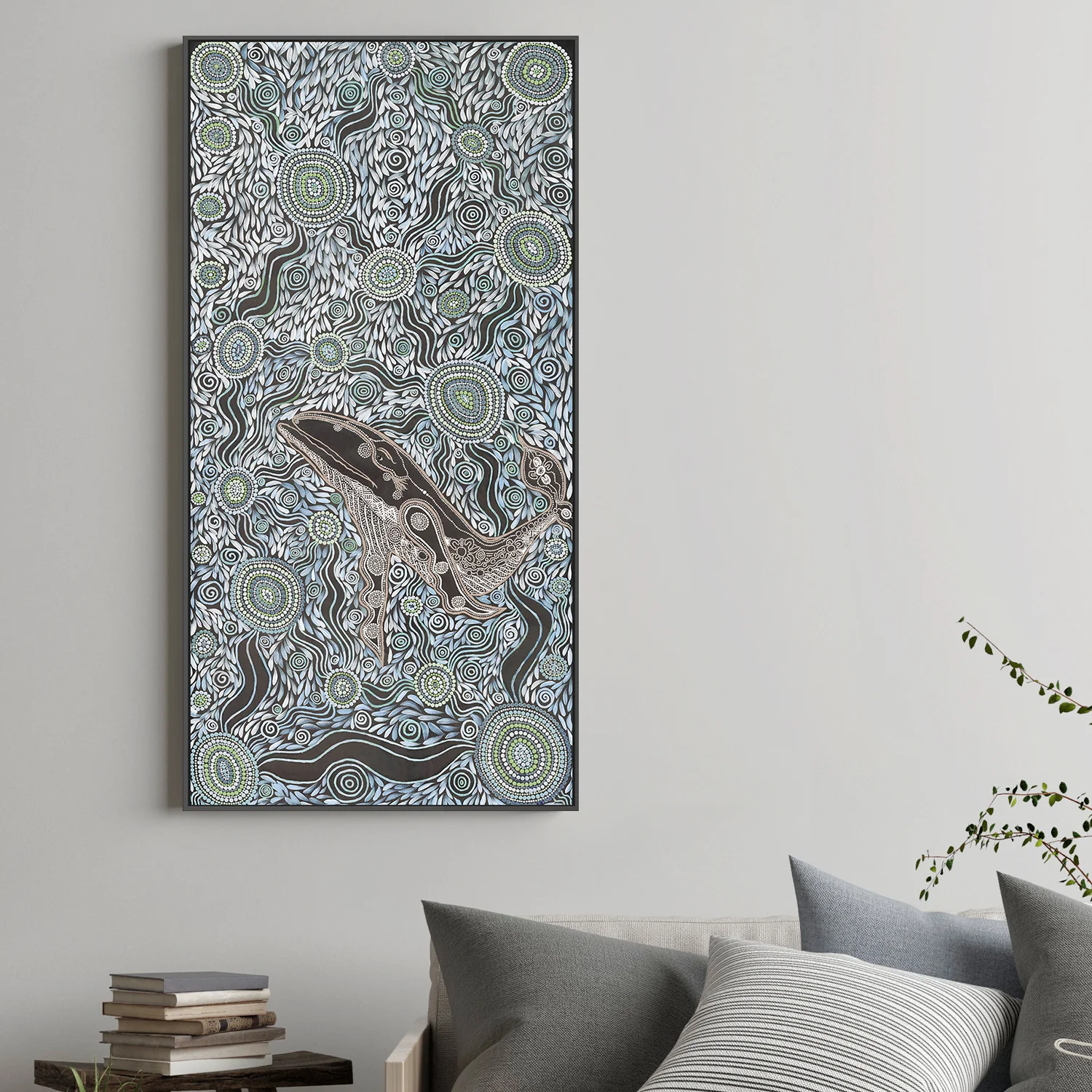 Whale Spirit, Blue Tone - Image 2
