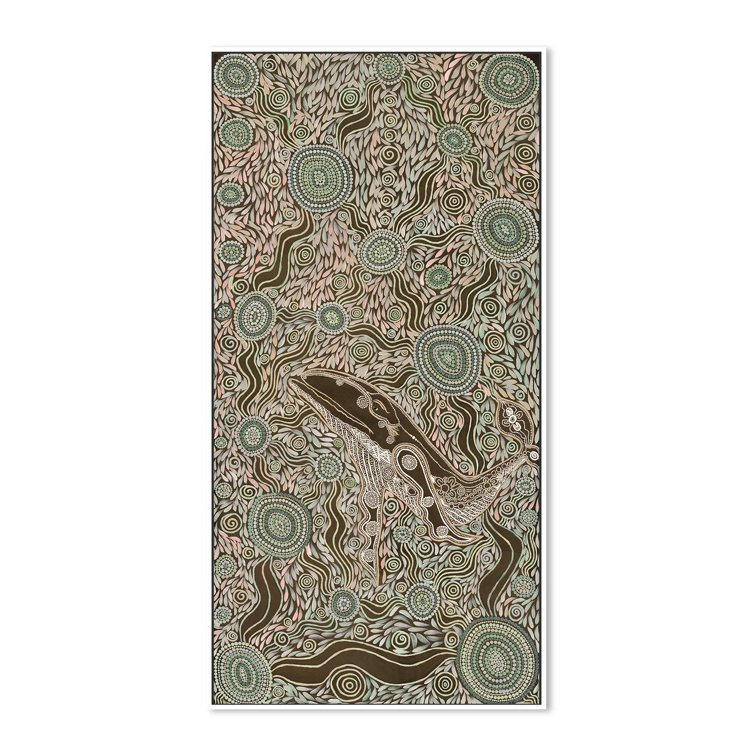 Whale Spirit, Earth Green Tone - Image 6