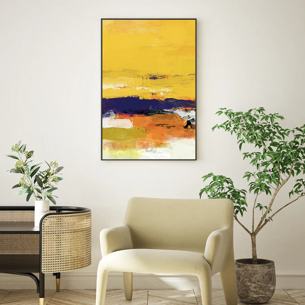 Wheat Field , Hand-Painted Canvas - Image 7