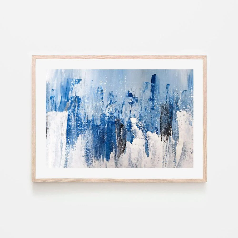 Where Water Meets Ice , Hand-painted Canvas - Image 6
