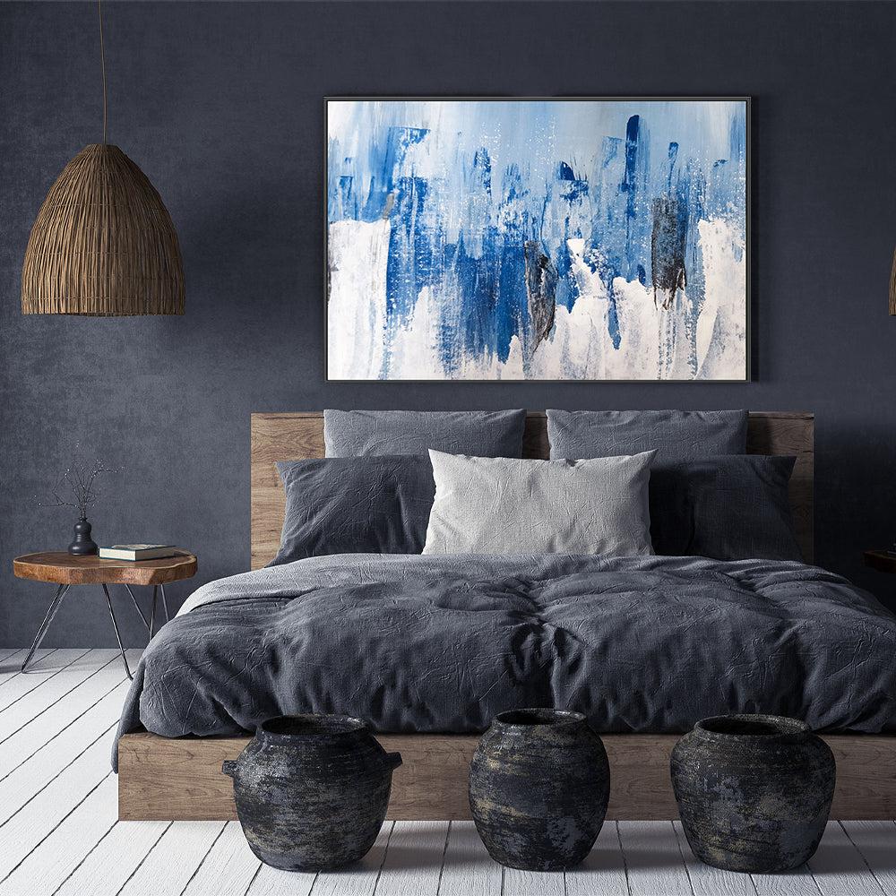 Where Water Meets Ice , Hand-painted Canvas - Image 7