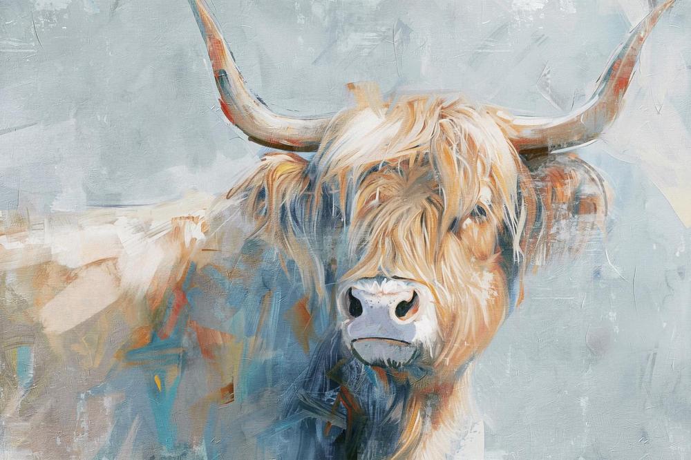 Whimsical Highland Cow, Style A