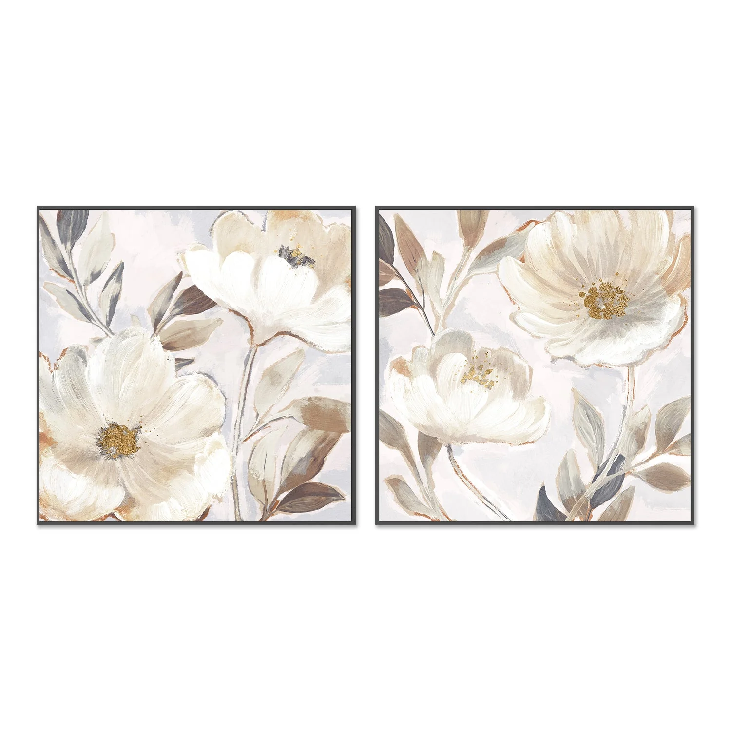 Whisper White Florals, Style A & B, Set of 2 - Image 3