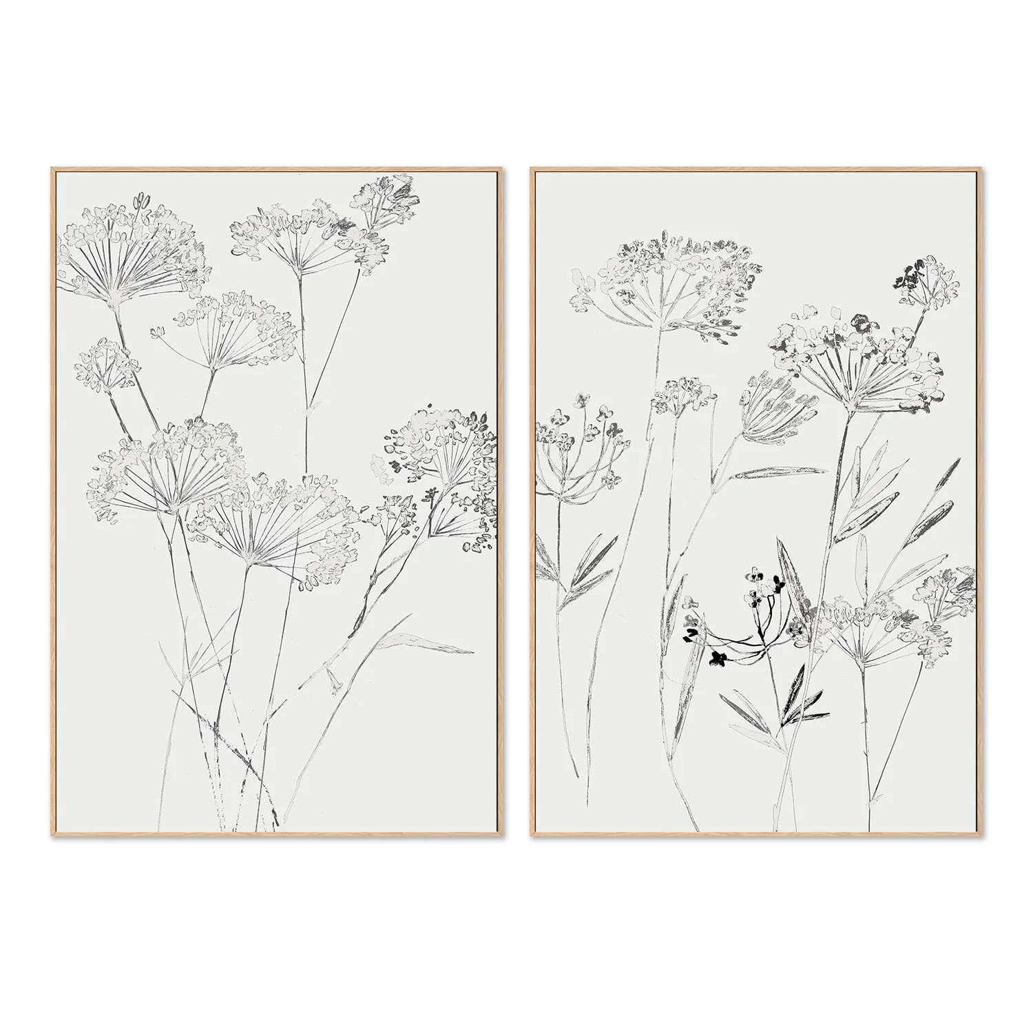 White Delicate, Style A & B, Set Of 2 - Image 4