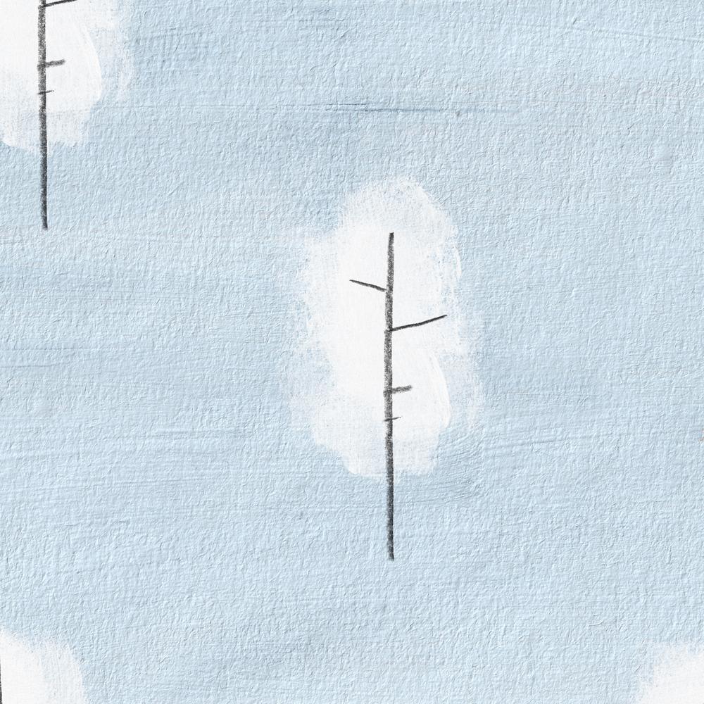 White Tees On Blue Background - Image 3