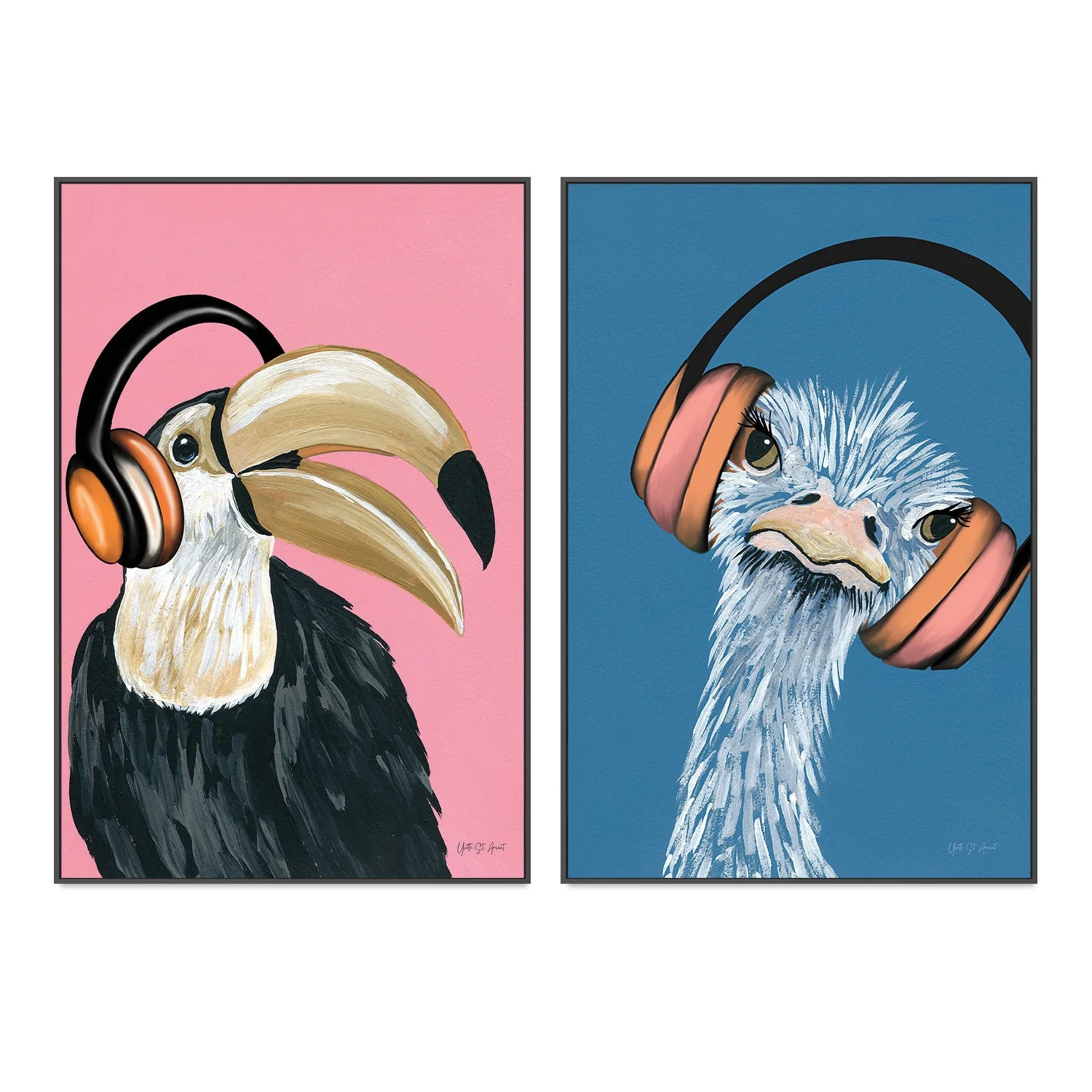 Wild I, Style A & B, Set of 2 - Image 3