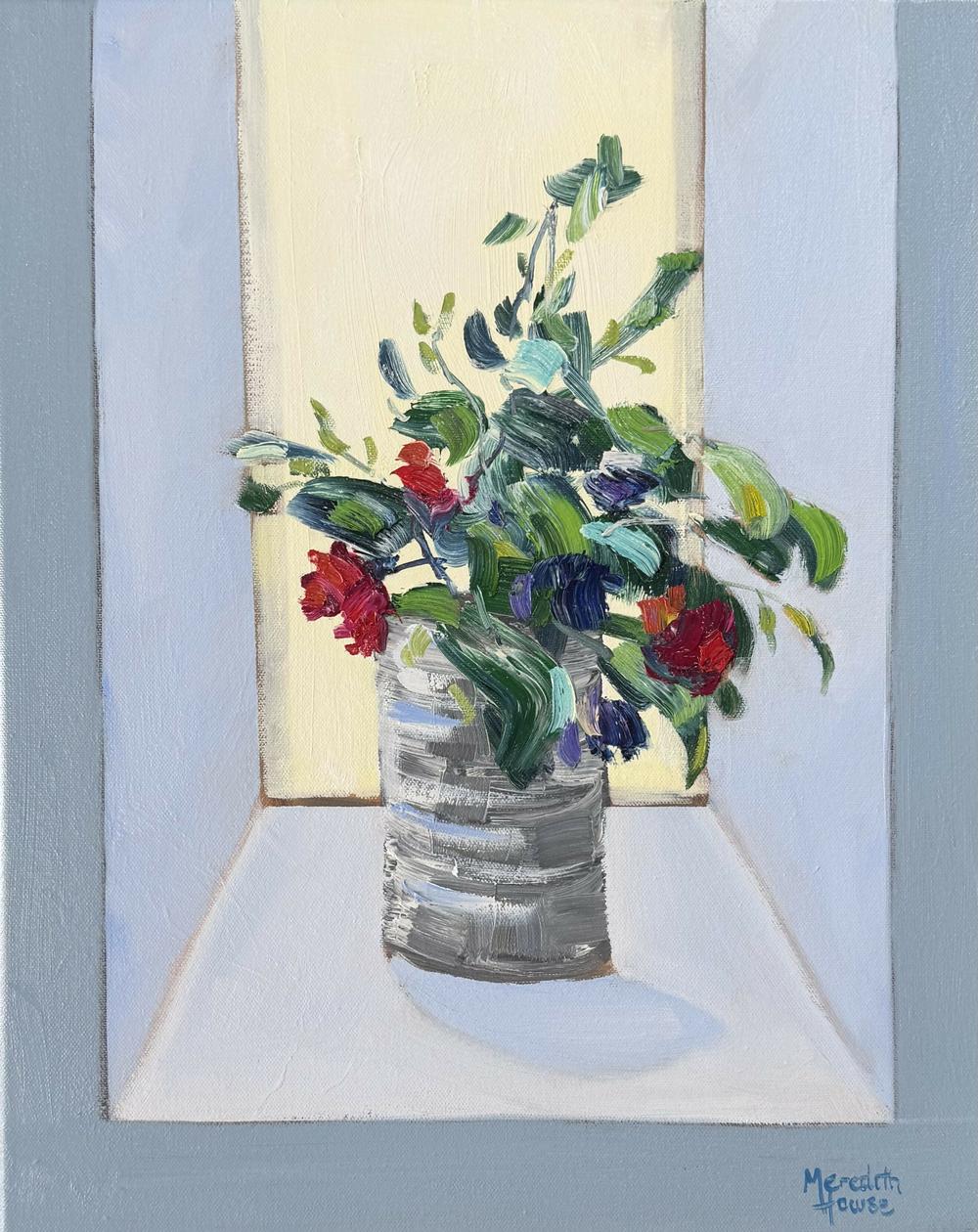 Windowsill in Cornwall , Original Artwork