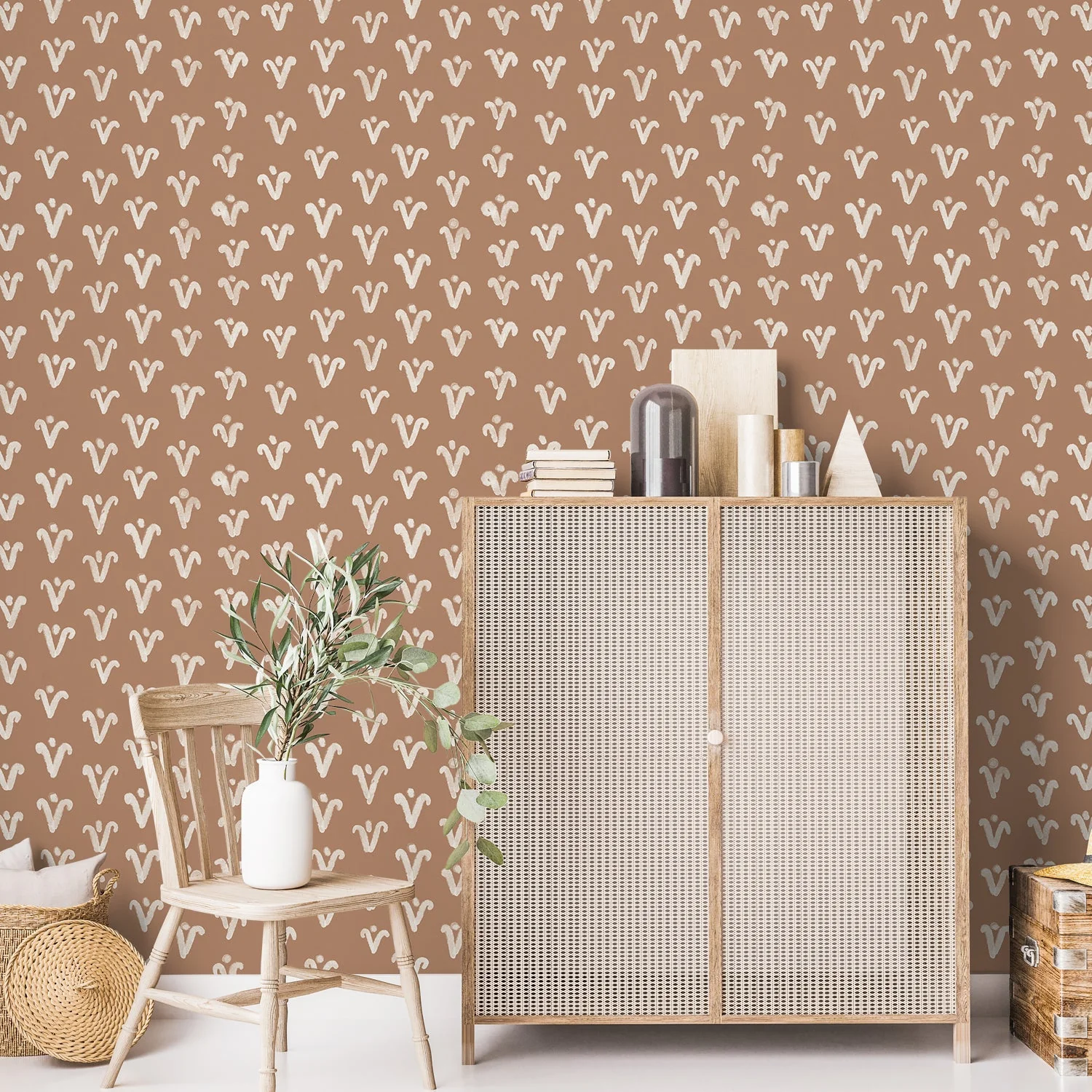 Wine Sentiments Pattern, Wallpaper - Image 2