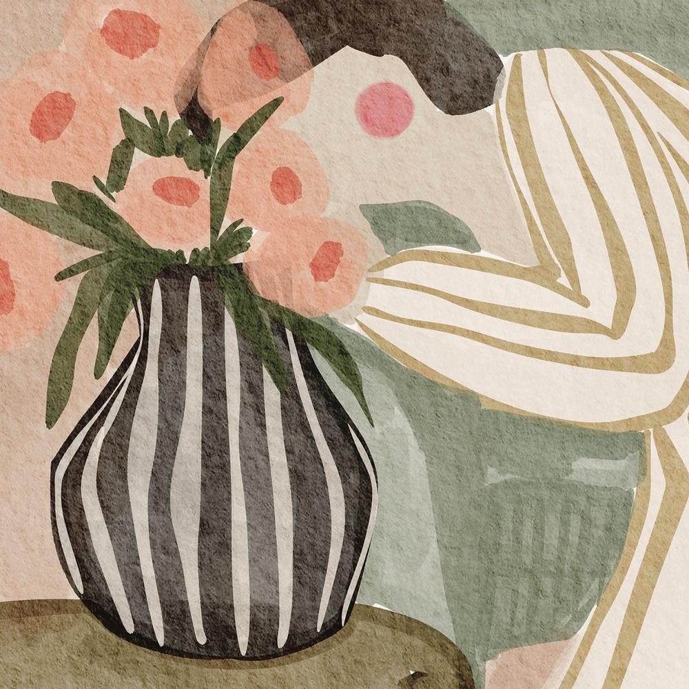 Woman Admiring Flowers - Image 10