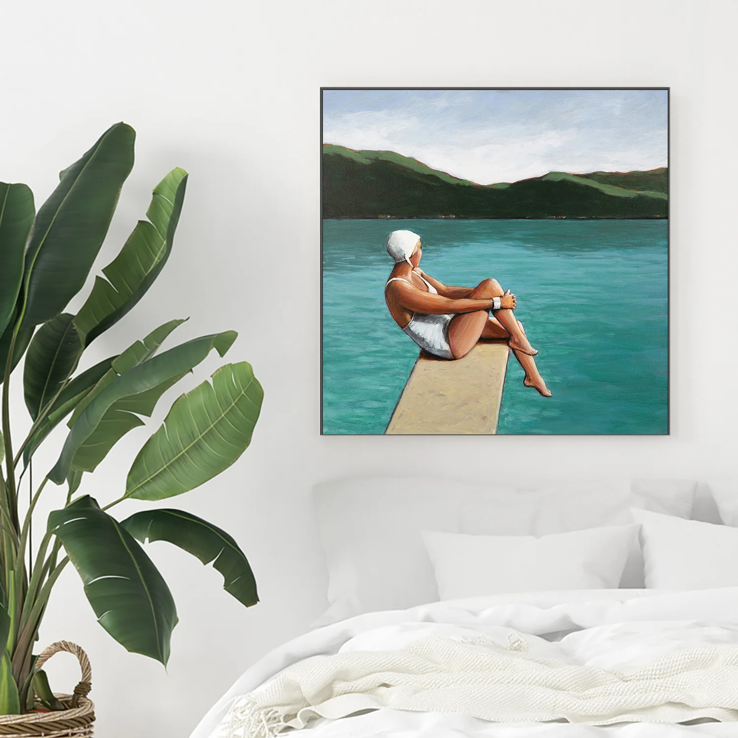 Woman At Lake - Image 2