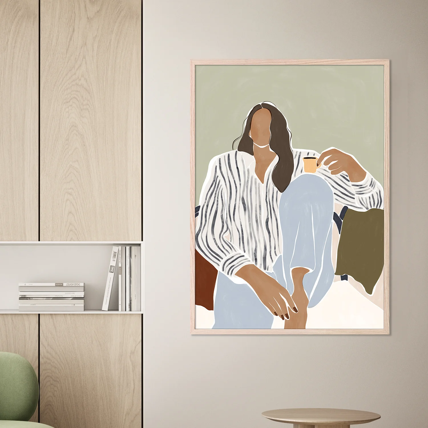 Woman Enjoying a Cup of Espresso - Image 2