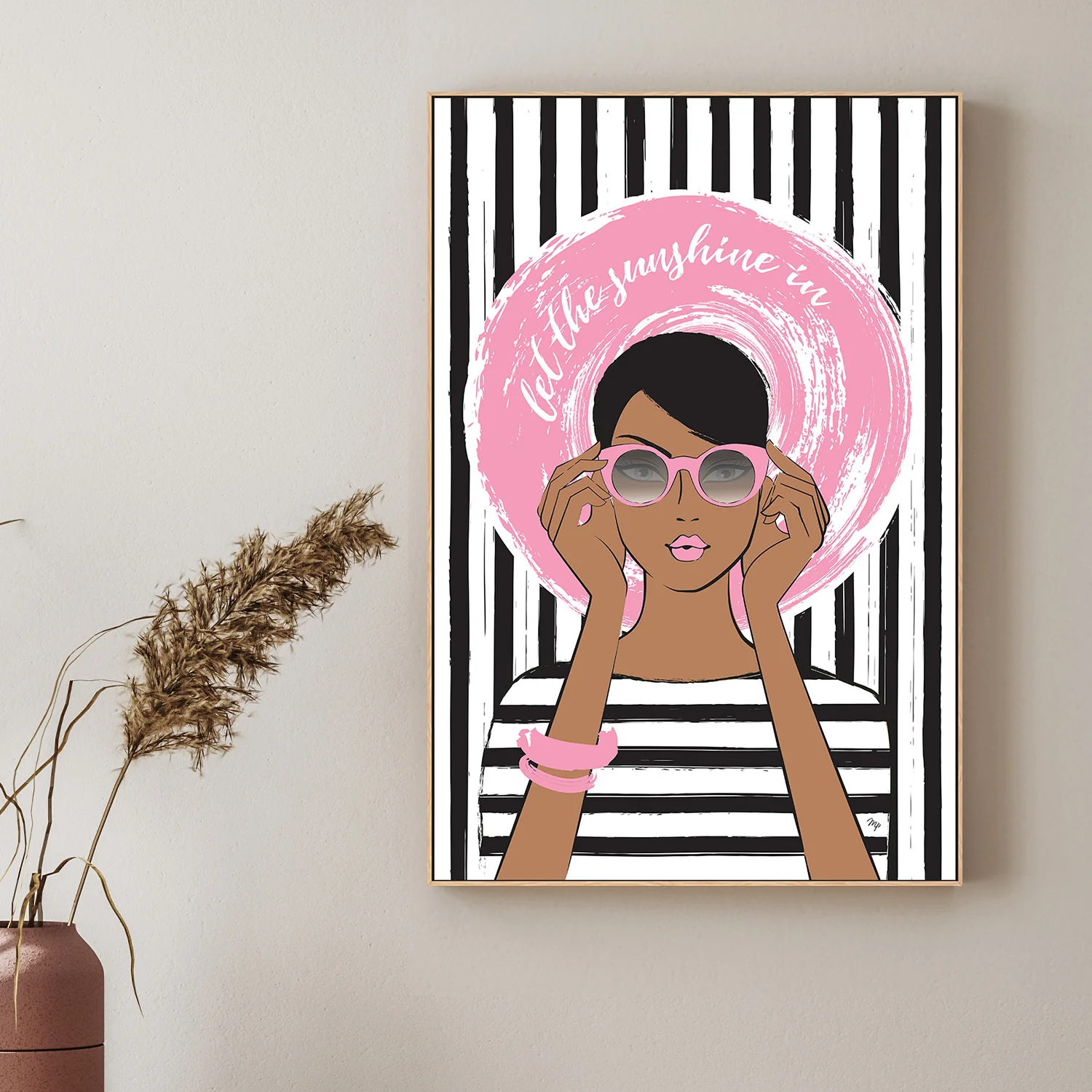 Woman in Pink Sunglasses - Image 7