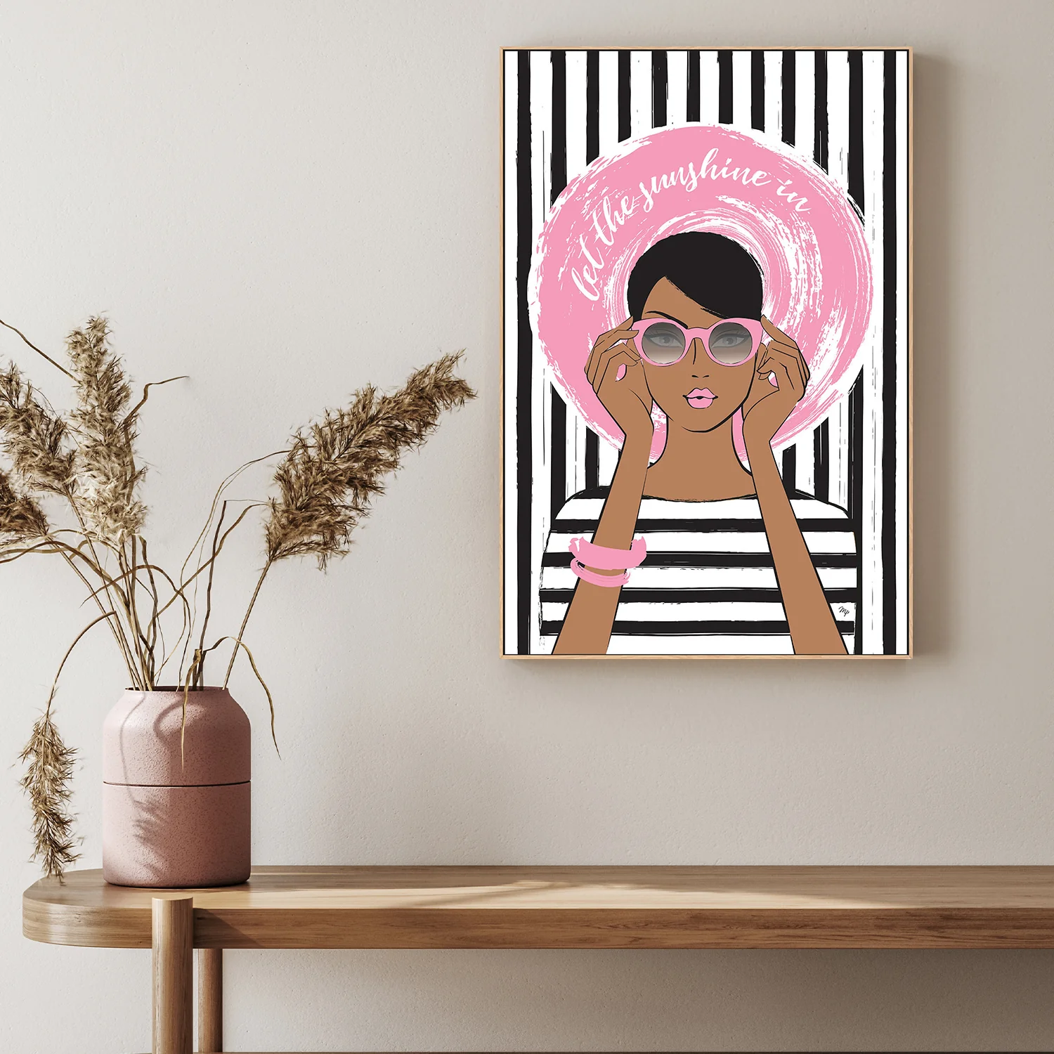 Woman in Pink Sunglasses - Image 8
