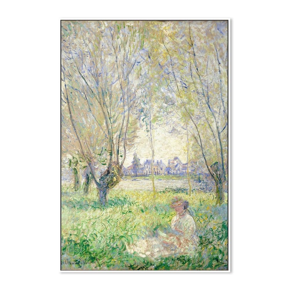 Woman Sitting under the Willows 1880 , By Monet - Image 5