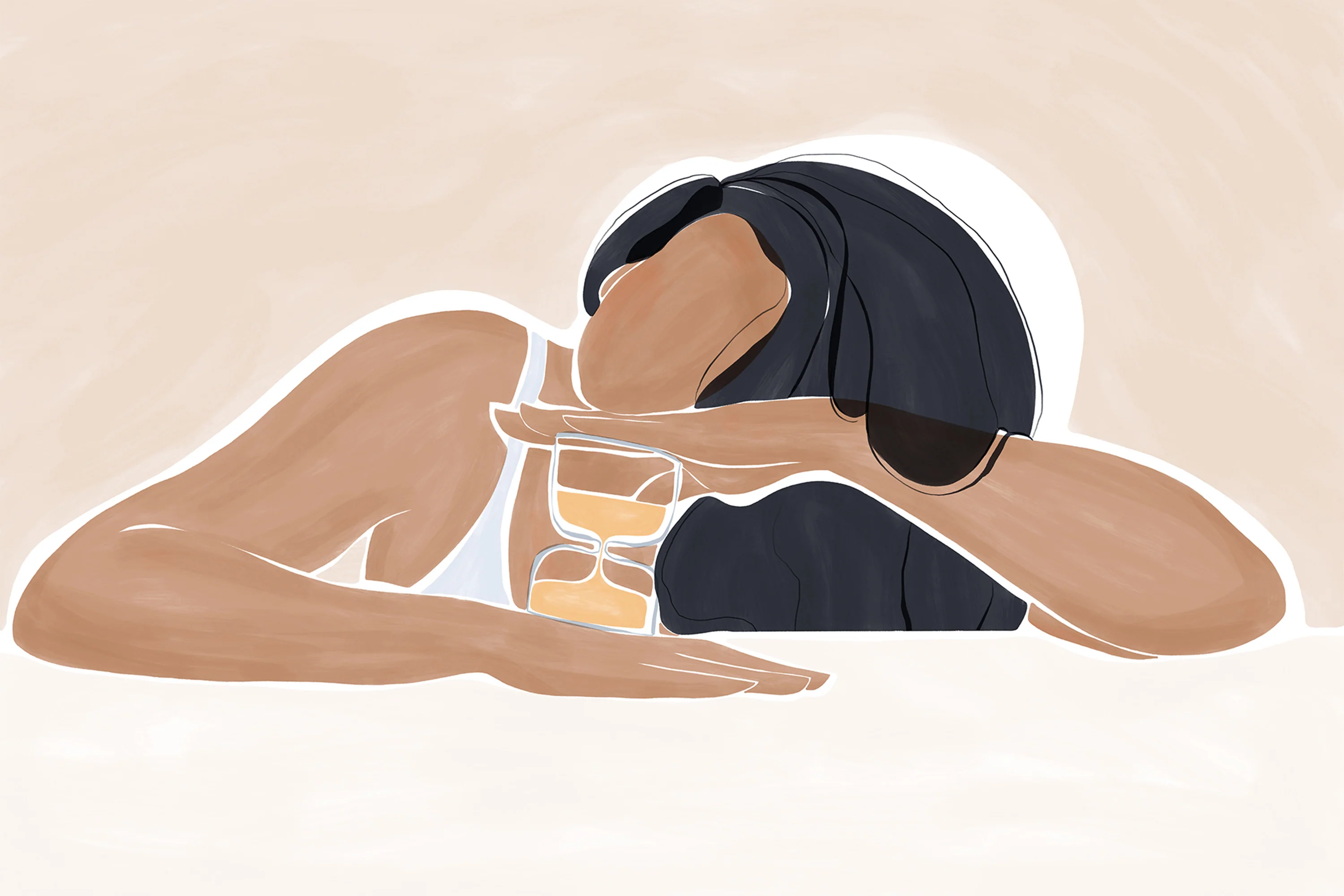 Woman With a Magic Hourglass