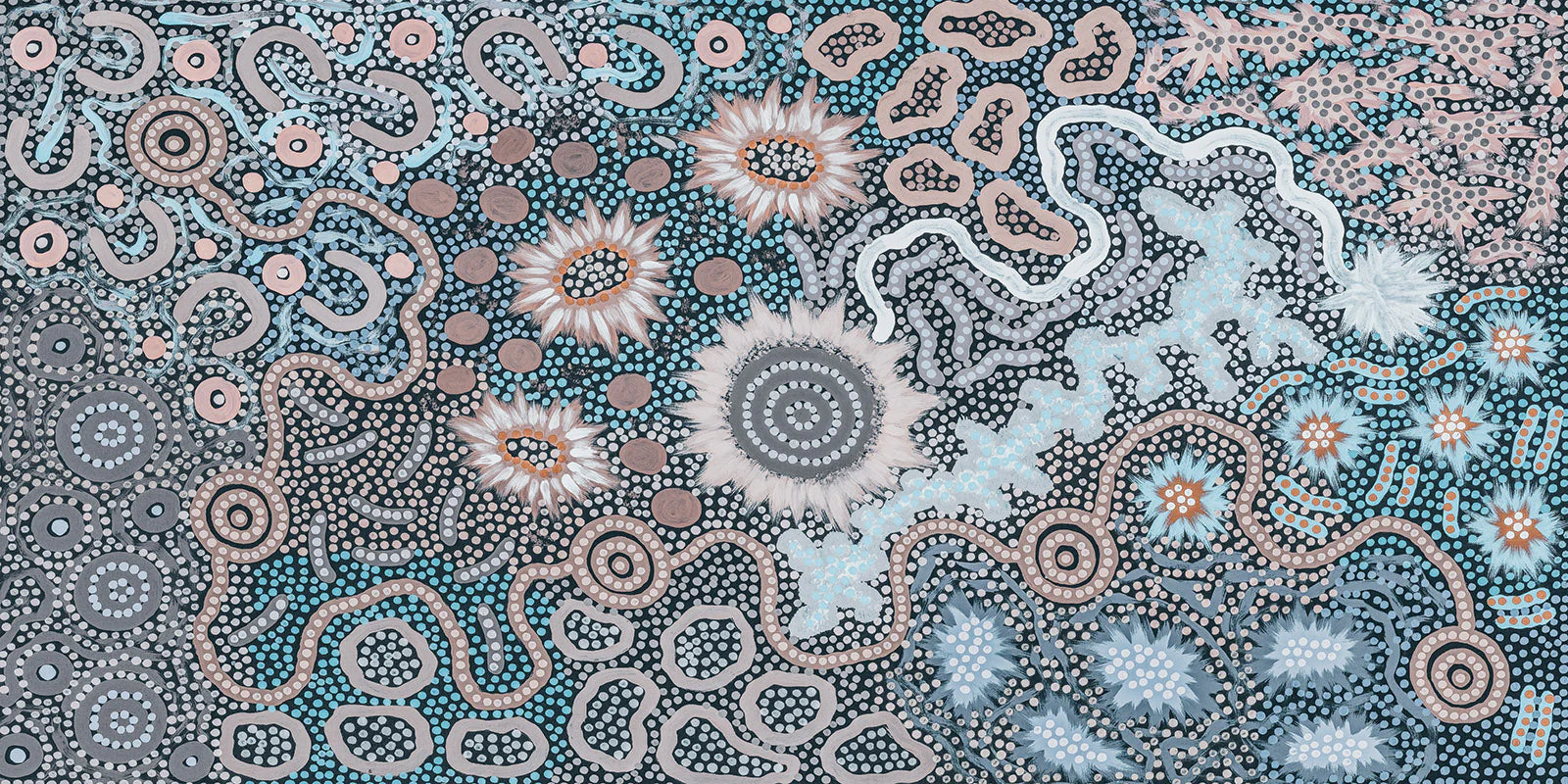 Women's Gathering Bushtucker, Blue tone - Image 3
