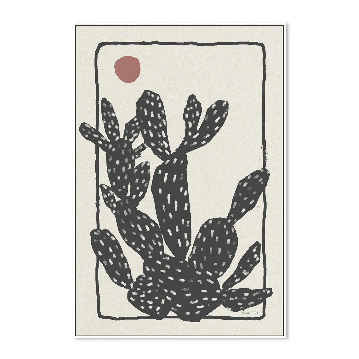Woodcut Cactus, Style A - Image 5