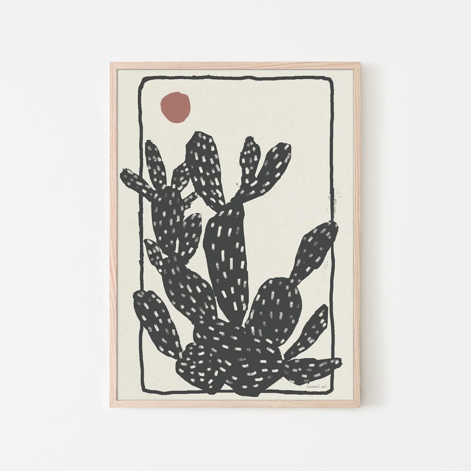 Woodcut Cactus, Style A - Image 6