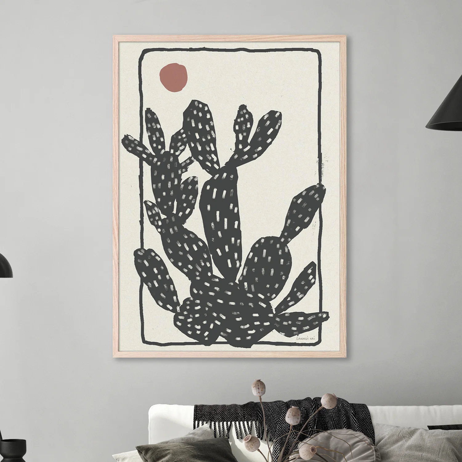 Woodcut Cactus, Style A - Image 7