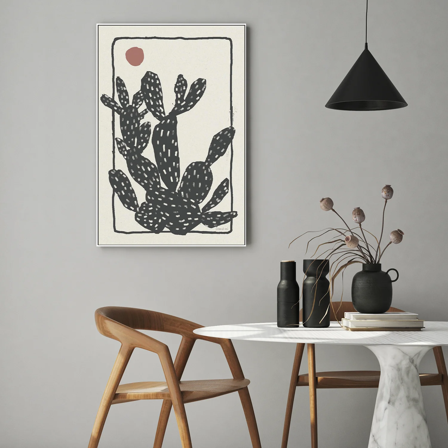 Woodcut Cactus, Style A - Image 9