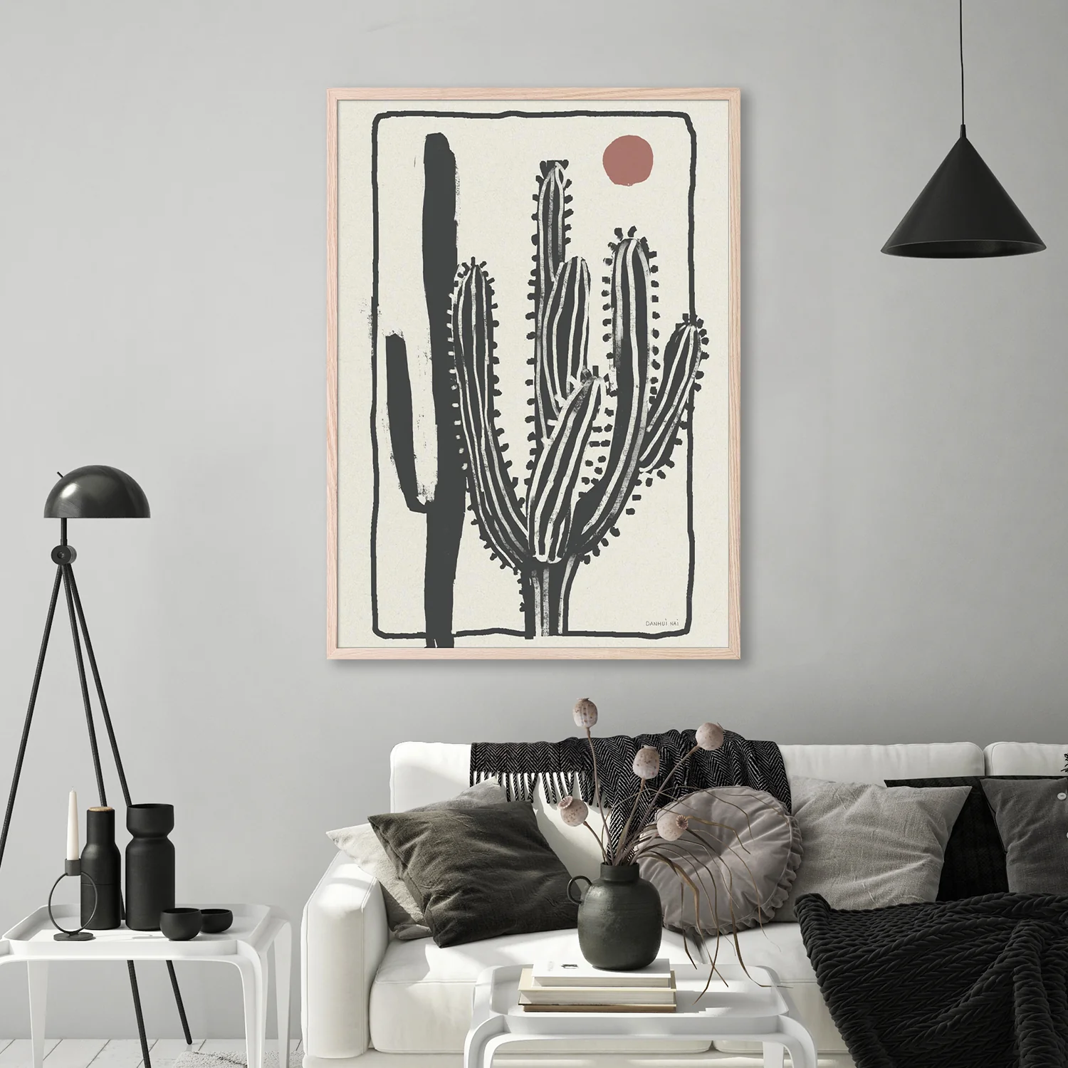 Woodcut Cactus , Style B - Image 8