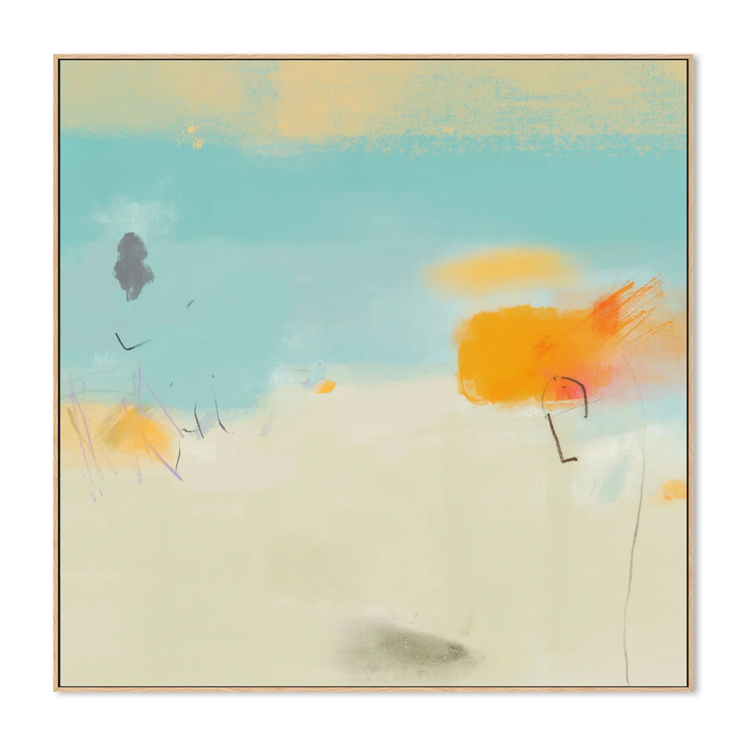 Woody Allen's Mutter , Hand-Painted Canvas - Image 4
