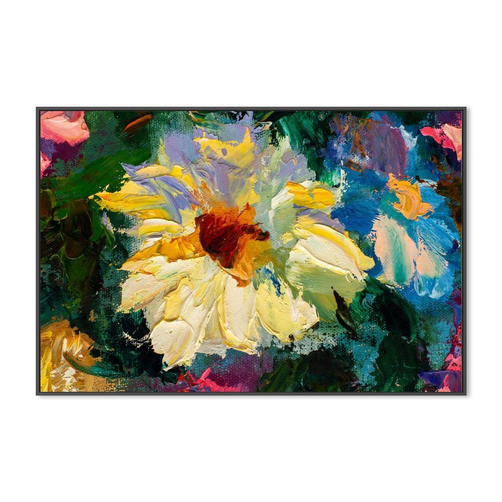 Yellow Flower , Hand-painted Canvas - Image 3
