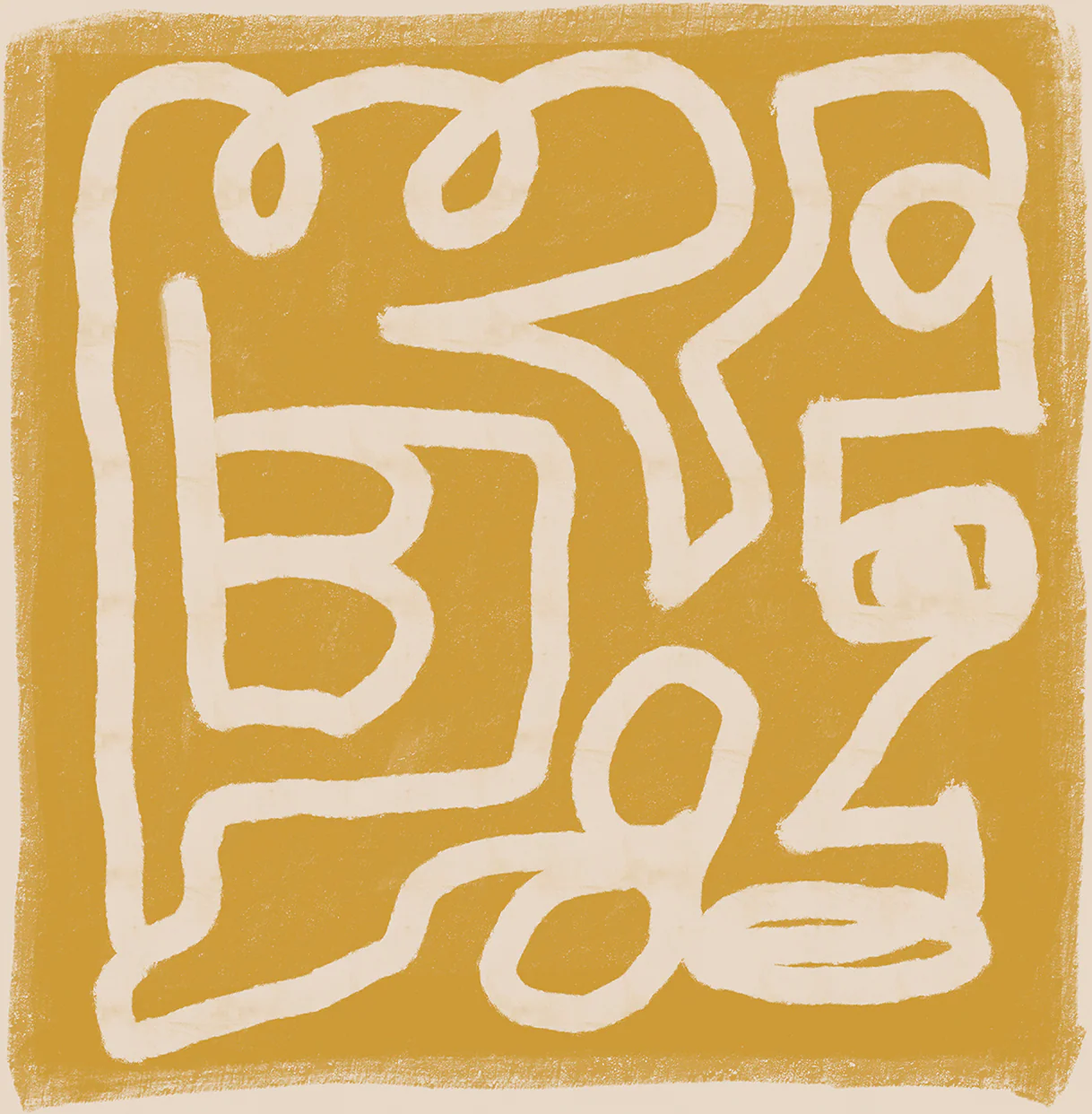 Yellow Scribble