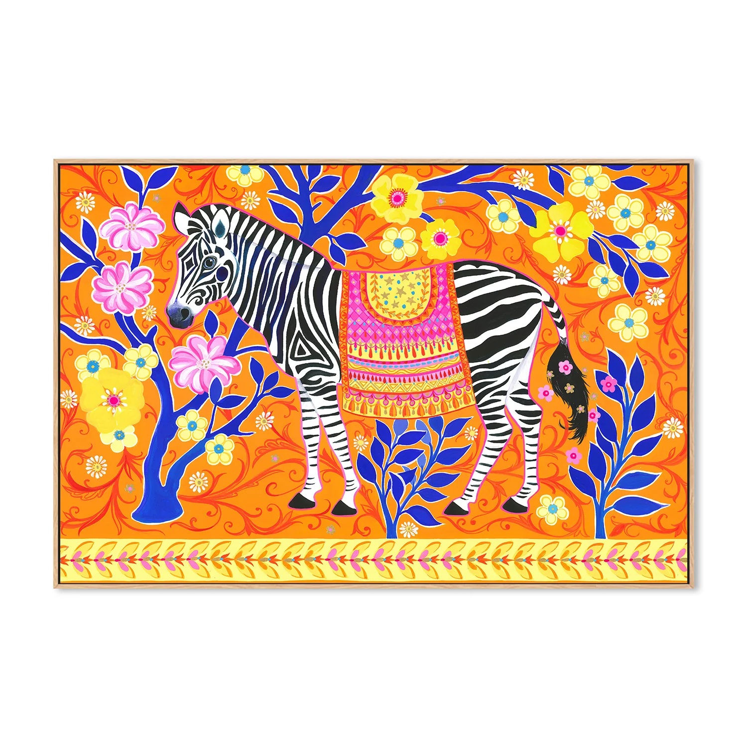Zebra's Vibrant Dream - Image 4