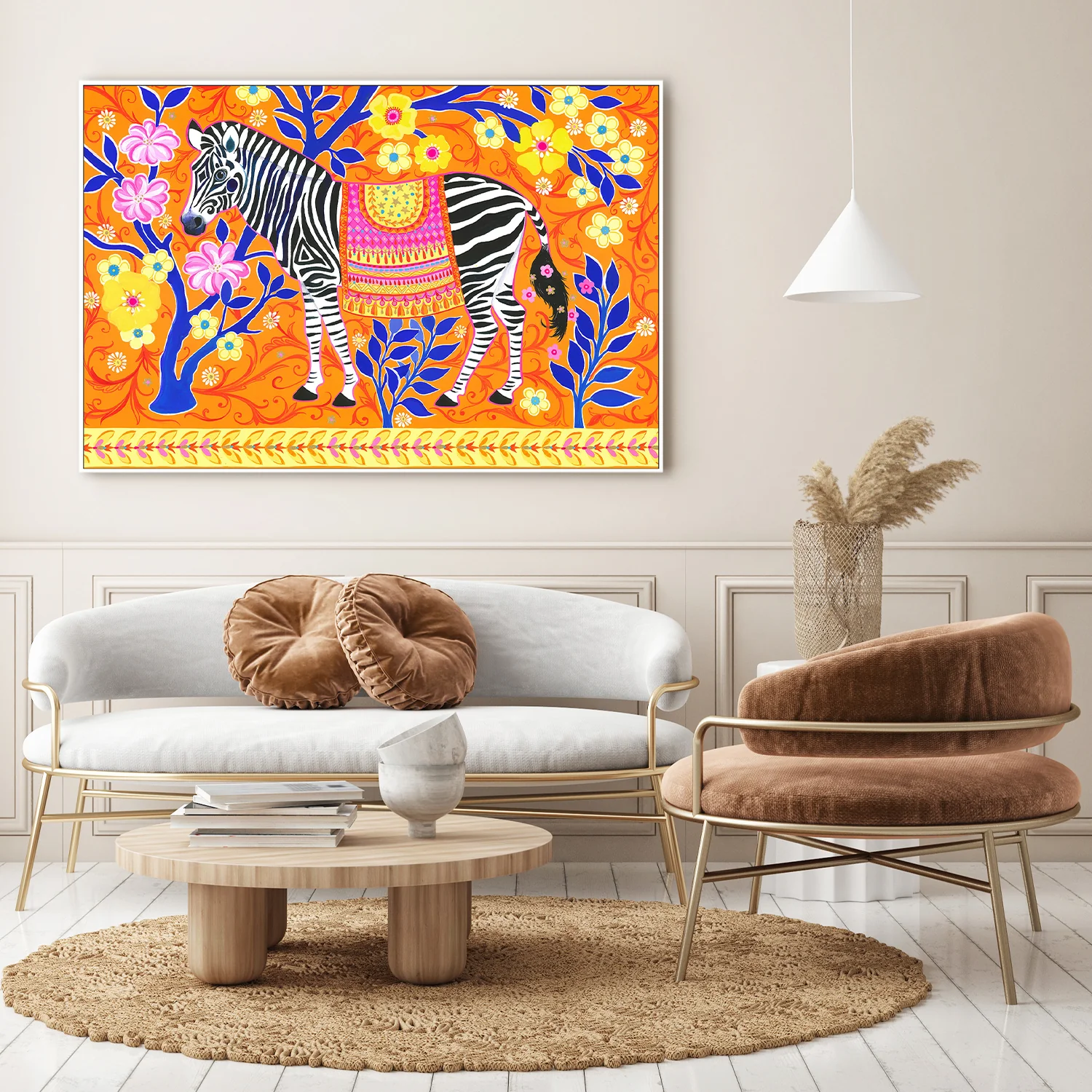 Zebra's Vibrant Dream - Image 8